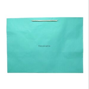 TIFFANY & CO. New Authentic Large iconic Blue Paper Shopping Gift Bag